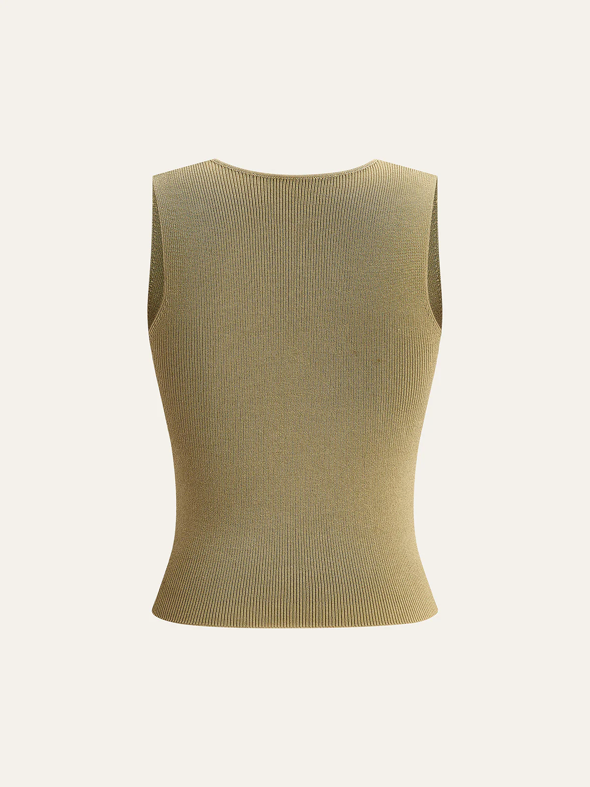 Knit Twist-Front Tank Top - Wholesalesil