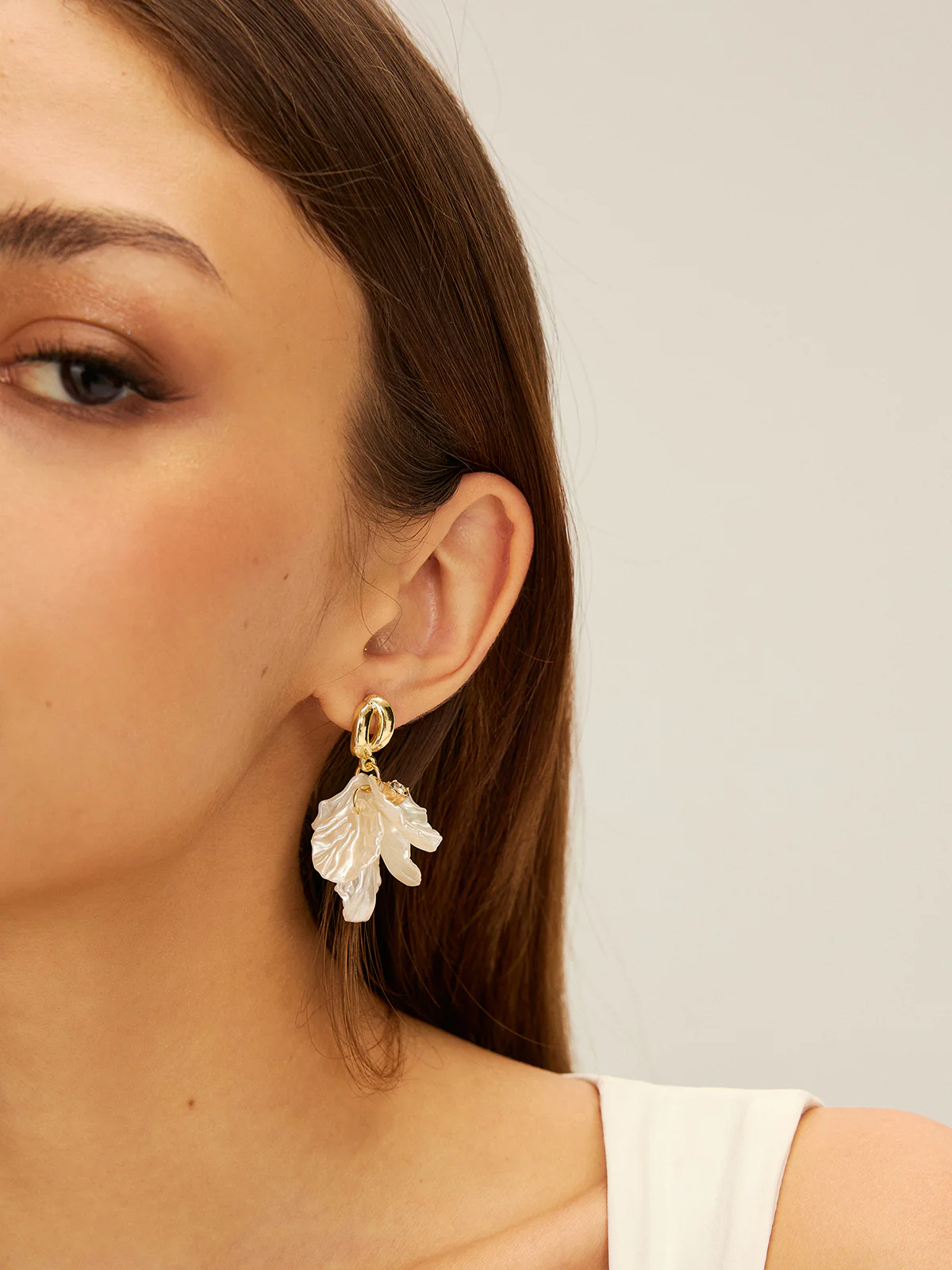 Floral Drop Earrings - Wholesalesil