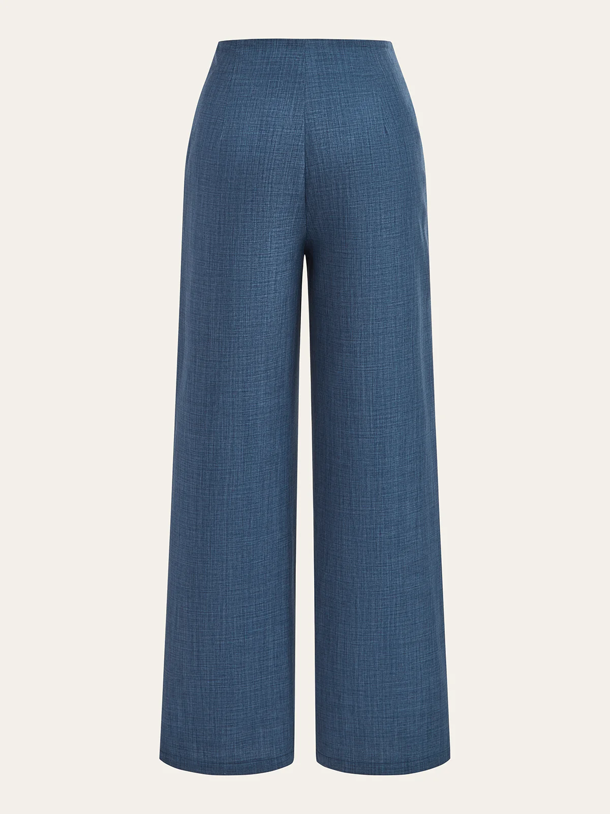 Metal Detail Straight-Leg Pants - Wholesalesil