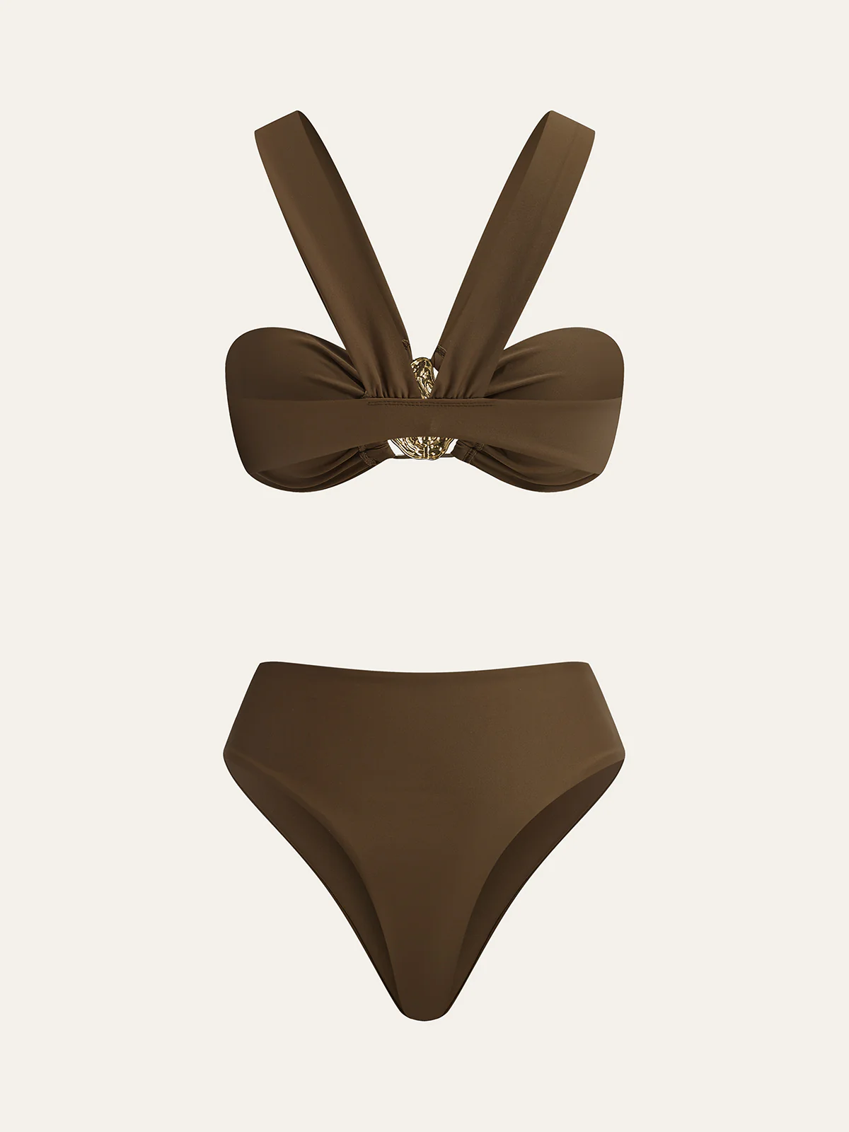 Metal Decor Bikini Set - Wholesalesil