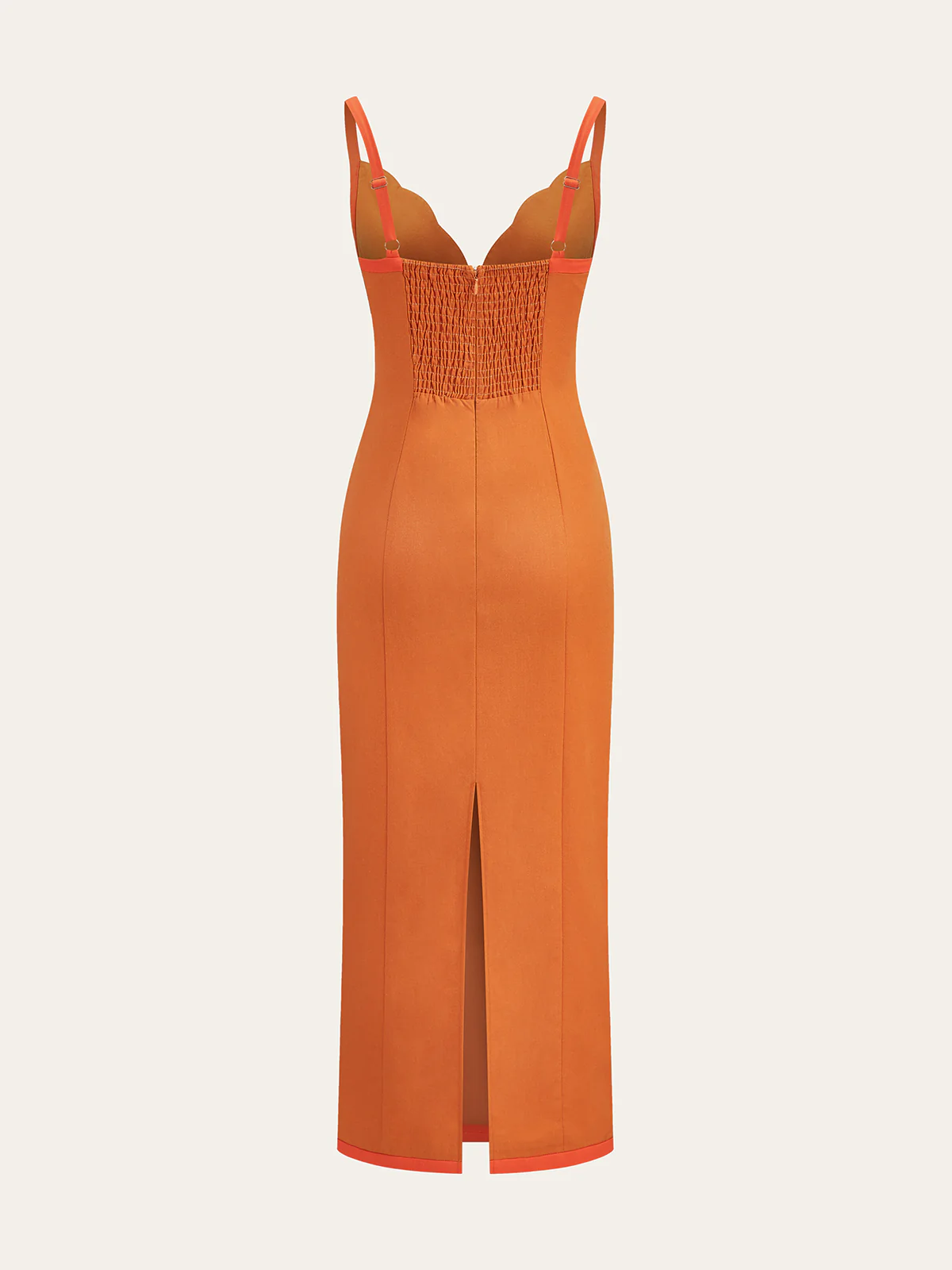Linen & Cotton Contrast Trim Maxi Dress - Wholesalesil