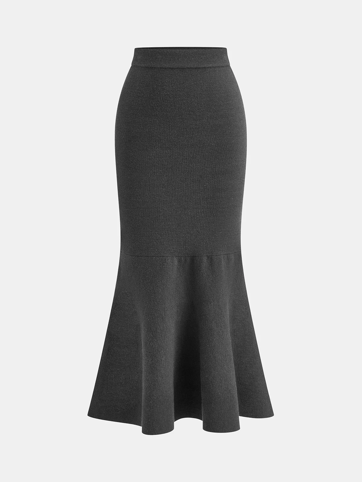 Knit Mermaid Midi Skirt - Wholesalesil