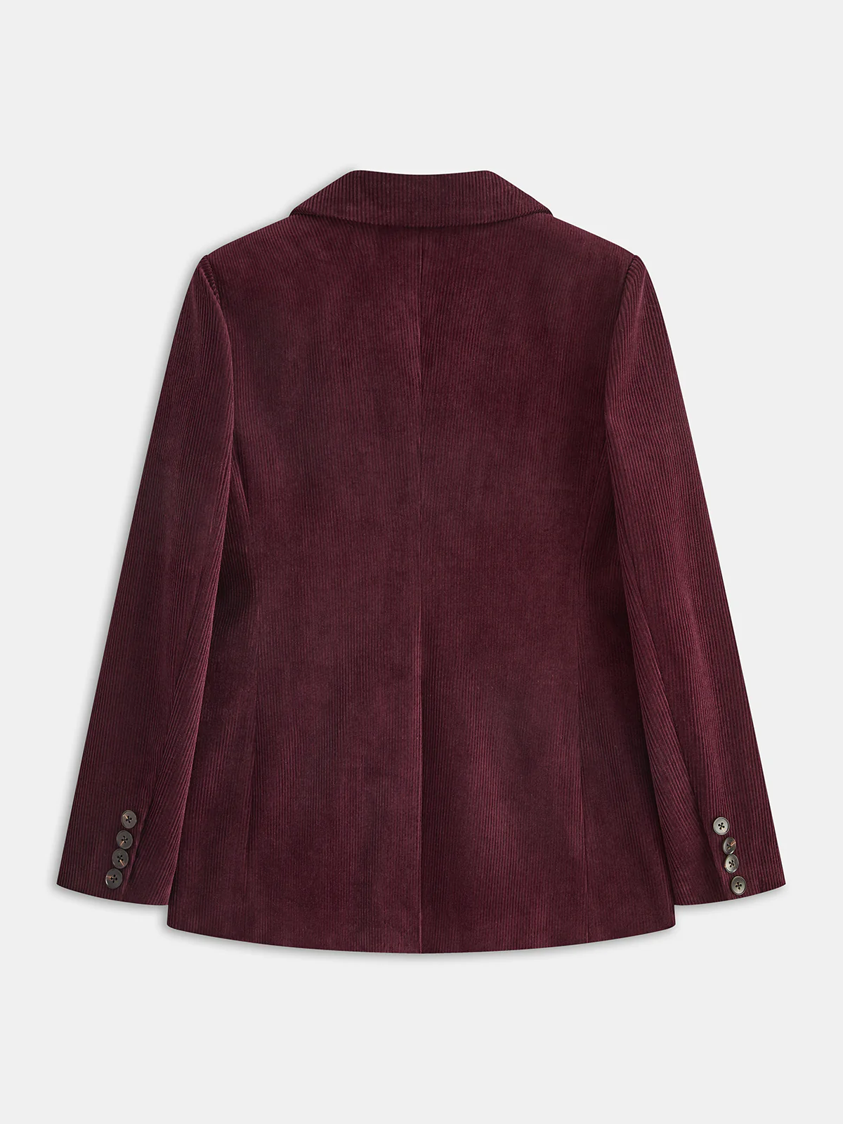 Corduroy Double-Breasted Blazer - Wholesalesil