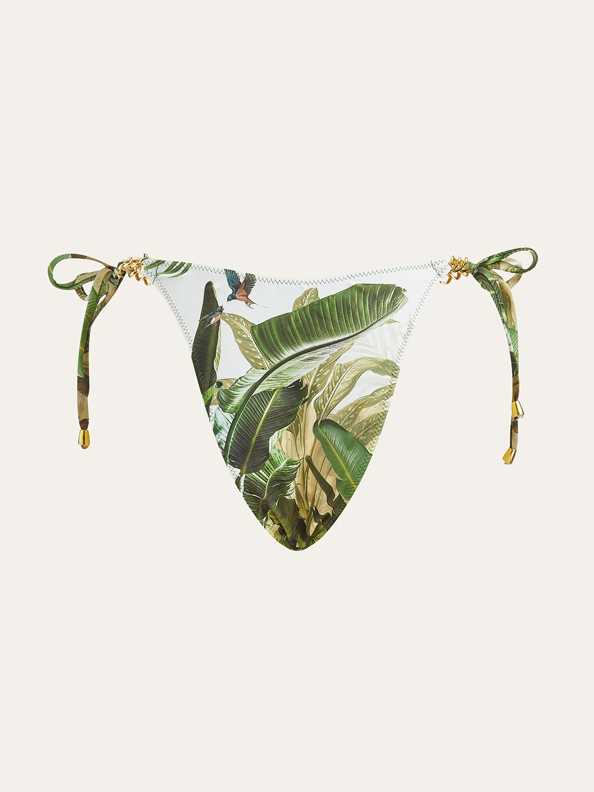 Print Chain Tie-Side Bikini Bottom - Wholesalesil