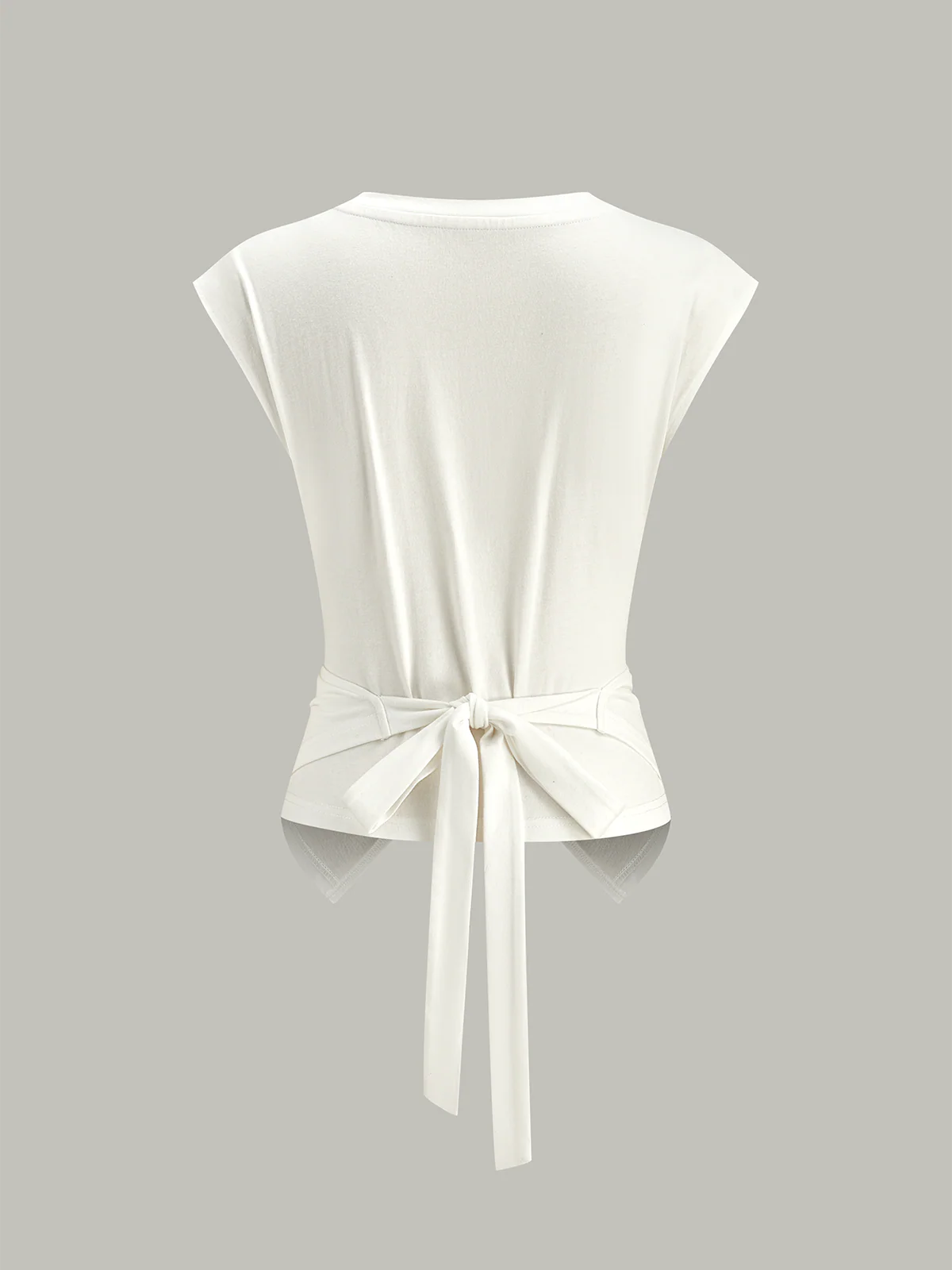 Wrap-Front Tie-Back Top - Wholesalesil
